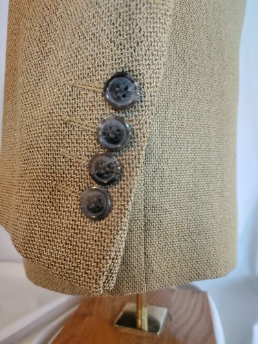Men Angelo Litrico gold brown polyester viscose sports coat jacket 40S RARE NWOT - Picture 7 of 12