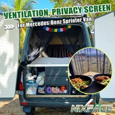 Magnetic Fly Screen for Campervans Bug Screen Mosquito Net for Rear Van Door new