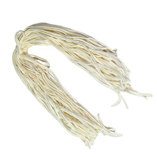 Wool Strips Rug Hooking WHITE 8120, 18" long 4 Blade Cut 50 ct. Dorr Mill