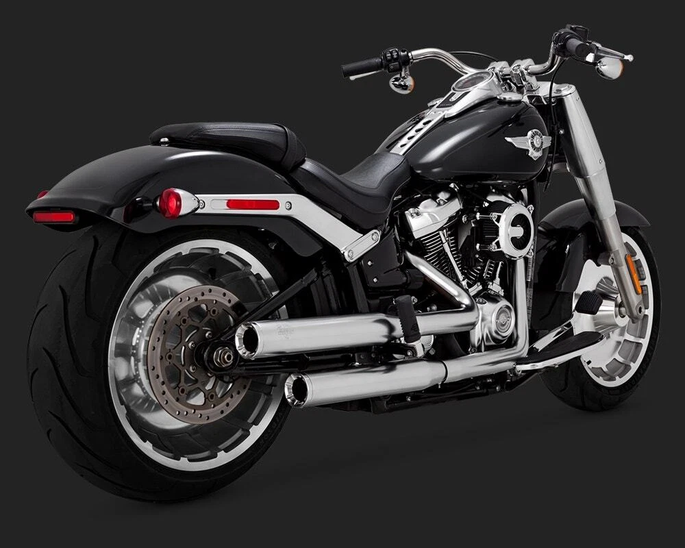 Vance & Hines 16722 Satin/Chrome Eliminator 300 Slip On