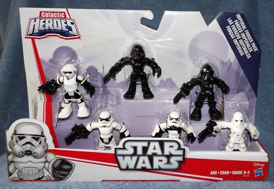 PLAYSKOOL 2014 STAR WARS GALACTIC HEROES IMPERIAL FORCES PACK 6 FIGURES