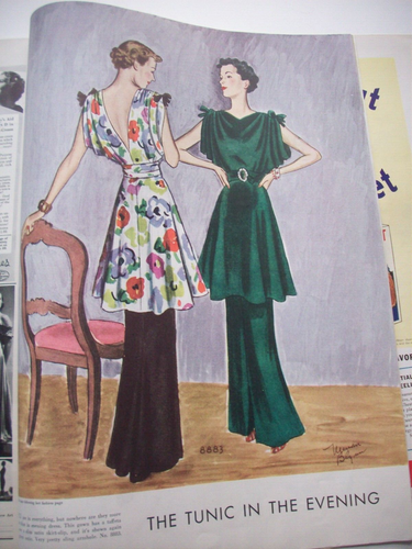 1930's McCall's Magazine fashion decor stories August 1936 - Picture 4 of 14
