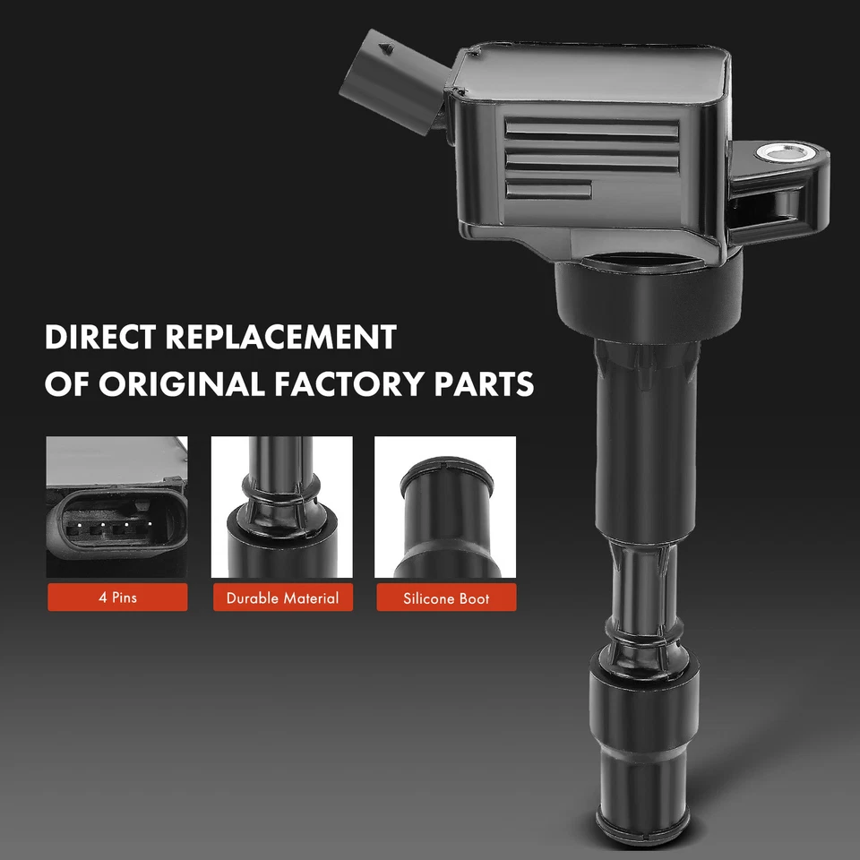 Bobina de encendido 4 piezas y bujía de iridio para Hyundai Elantra Kia Forte Koup Foto 4 de 4