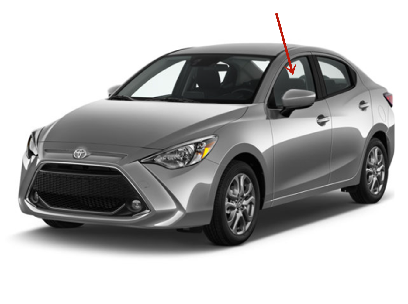 Fits 17-20 Toyota Yaris iA 2016 Scion iA Driver Left Front Door Window ...