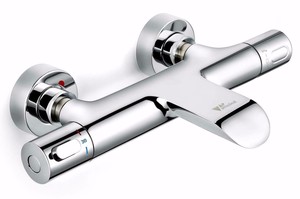 Amzdeal Wannenarmatur Thermostat Badewannenarmatur Mischbatterie Dolphin 02 Ebay