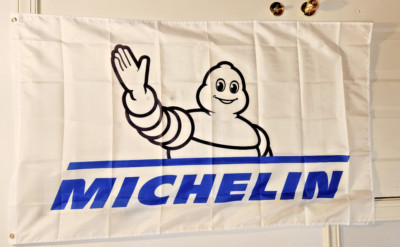 MICHELIN Man Logo Flag Banner 3x5 ft Mancave Garage Flag MX/SX