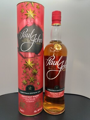 Paul John Christmas Edition 2020 Indian Whisky 46% Alkohol Indien OVP 0,7 Liter