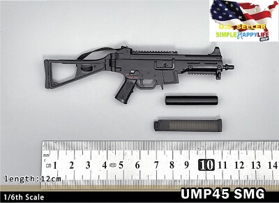 おもちゃ UMALEX UMP 1/6 UMP Rifle Submachine GUN Weapon Model For 12