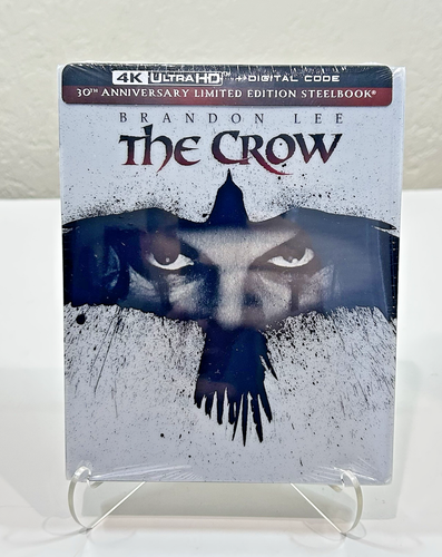 The Crow 30th Anniversary 4K SteelBook Walmart Brand New & Sealed Fast Ship