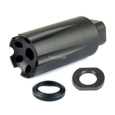 Muzzle Brake 1/2x28 TPI Linear Compensator for .223 .22lr 556 /w Washer  Nut