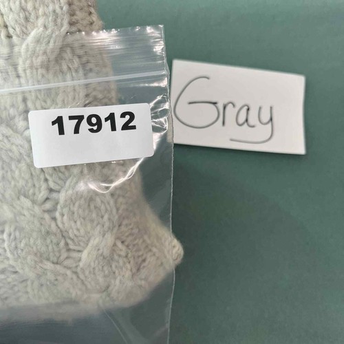 Soft Surroundings Sweater Womens XL Gray Wool Blend Cold Shoulder Cable Knit - Picture 10 of 10