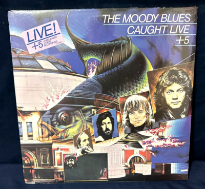   THE MOODY BLUES ''Caught Live+5'' 1st US Press Hype  STILL SEALED/Unopened MINT
