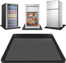 Mini Fridge Mat for Carpet, 24" X 24" X 0.8" Refrigerator Floor Protector, under