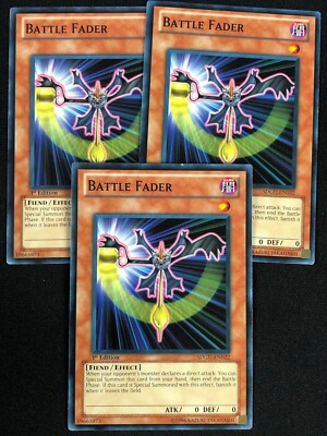 yugioh cards like battle fader YuGiOh Link Strike Battle Fader YS17-EN018