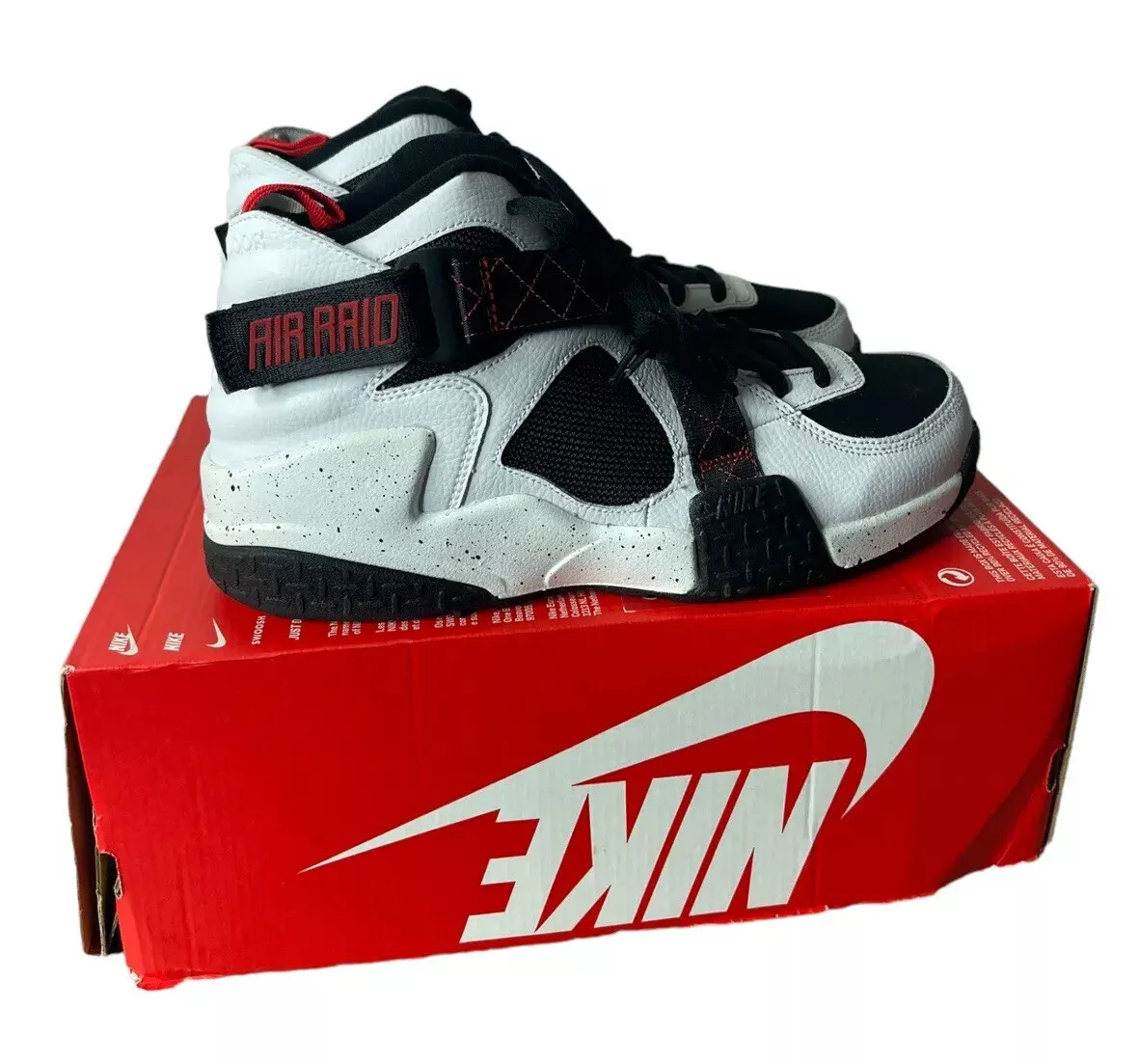 Nike, Shoes, Nike Air Raid White University Red