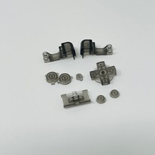 Nintendo Game Boy Advance SP Full Set of Replacement Buttons - Clear Black