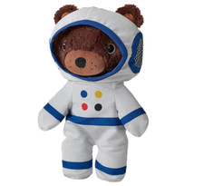 ☑️ IKEA AFTONSPARV Stoffspielzeug im Astronautenanzug Bär 28 cm NEU ☑️