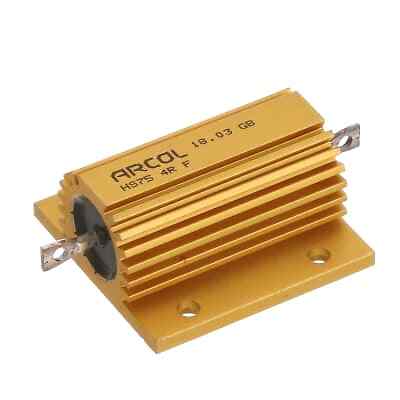 1PC ARCOL HS75 4R F Resistor,Aluminum Housing,Power Rating 75 W,Resistance 4 Oh
