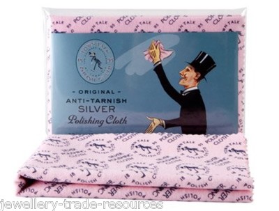 30cm x 45cm TOWN TALK SILVER POLISHING CLEANING CLOTH JEWELLERY  JEWELLERS UK
