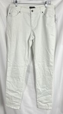 Pendleton Stretch Pant Women  s Size 12 White Green TH154-82852