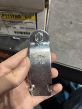 Unistrut P1117AS EG 2″ Pipe Clamp Strap Electro‑Galvanized Steel Made in USA Box