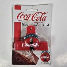 Vintage 1998 Coca Cola Magnet Sealed On Card No 51558 Coke Advertising