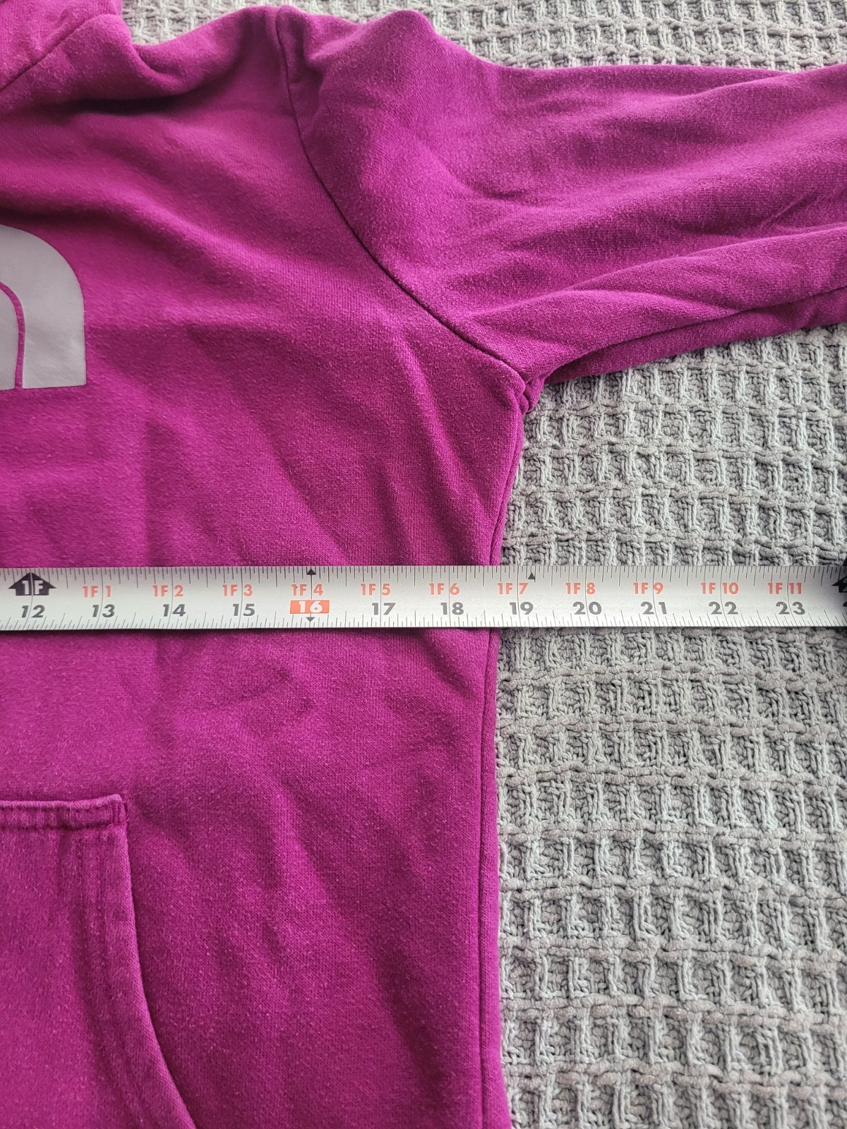 The North Face Hoodie Womens Size Medium Outdoor Big Logo Cotton Blend  thumbnail 5