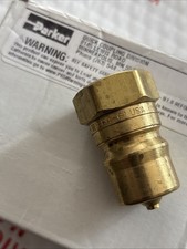 Parker Bh4-61 Hydraulic Quick Connect Hose Coupling , Brass , Ball Lock
