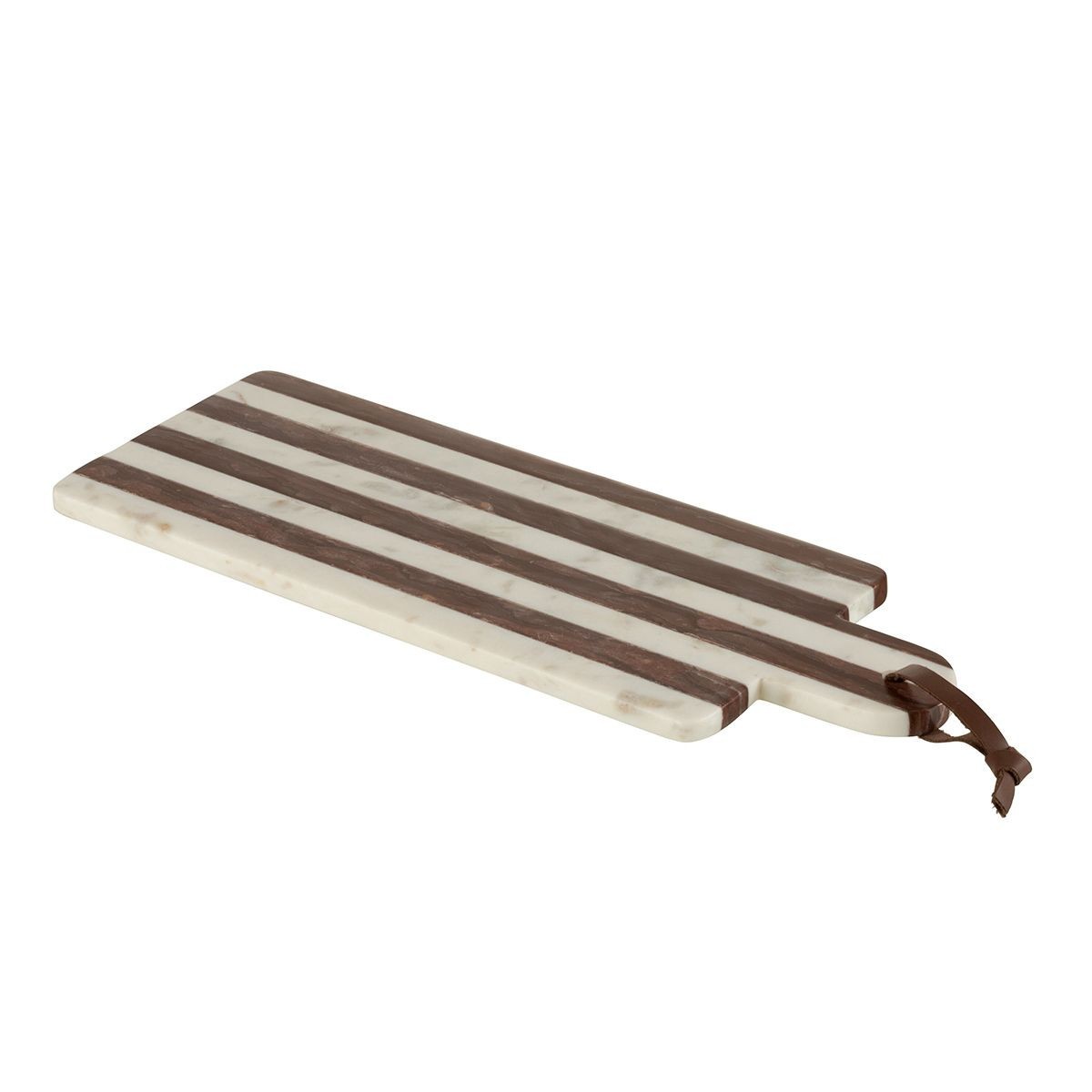 Planche à découper marbre Streepy 45cm, l'excellence minérale