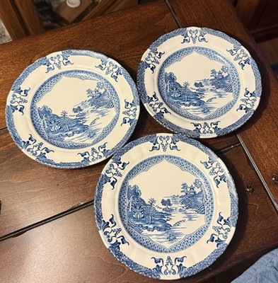 Royal Tudor Mandarin Salad Plate by Grindley of Stoke Set Of 3