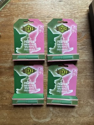 Lot Of 4 Dr. PawPaw x Wicked Color Changing Enchanting Lip Balm Free Shipping