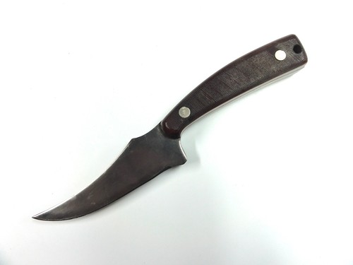 VINTAGE SCRADE USA #152 OLD TIMMER FIXED BLADE HUNTING KNIFE NO SHEATH GOOD USED - Picture 5 of 8