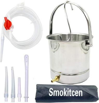 Coffee Enema Bucket Kit Stainless Steel 2 Quart Capacity for Cleansing Detox Ene