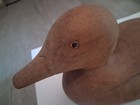Vintage Factory Mason blue bill duck decoy nice! — photo 3