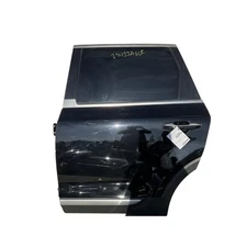 2020-2022 Kia Telluride Left Driver Rear Door Black EB Satin Chrome Molding OEM 