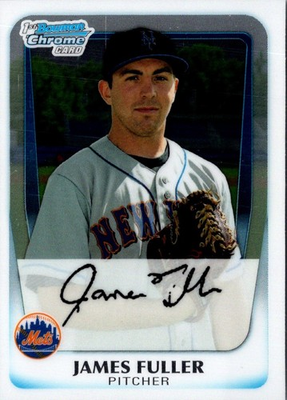#ad 2011 Bowman Chrome Prospects James Fuller #BCP51 New York Mets Baseball Card $2.97