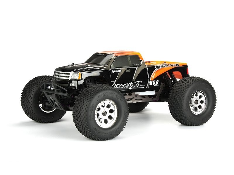 HPI RACING SAVAGE XL GT GIGANTE TRUCK PAINTED BODY (ORANGE