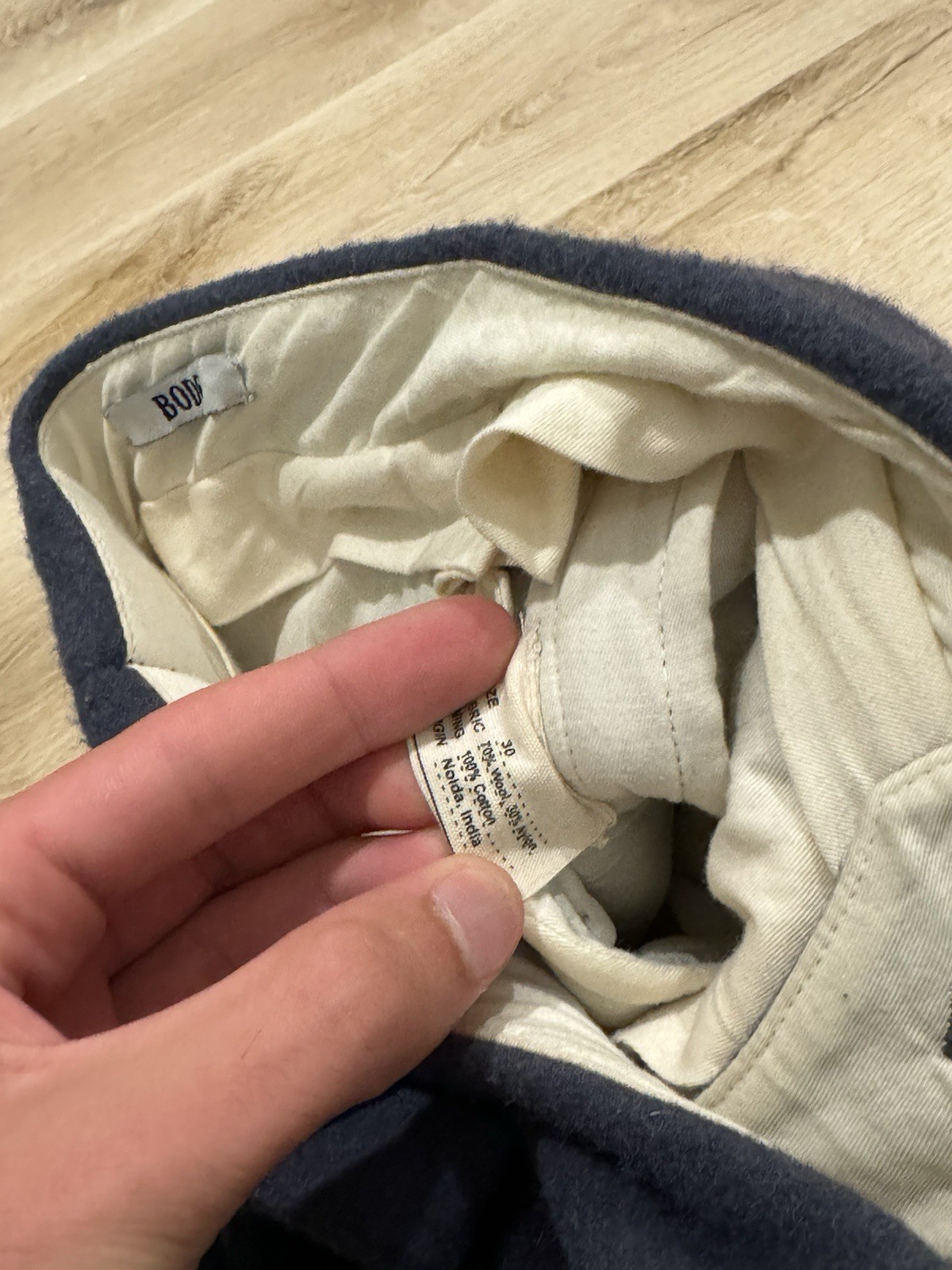 Bode Patchwork Wool Pants Animal Stitching. Fits … - image 10