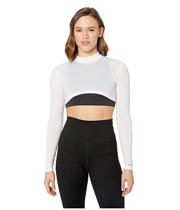 Jamie Sadock L16059 Sunsense Lightweight Mock Neck Crop Layering