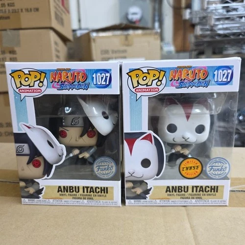 Funko Pop! Vinyl: Lot of 2 Naruto - Anbu Itachi (Chase) 1027 + regular
