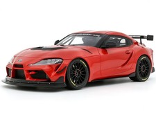 2023 TOYOTA SUPRA GT4 100 ED. PLASMA ORANGE 1/18 MODEL BY OTTO MOBILE OT1123