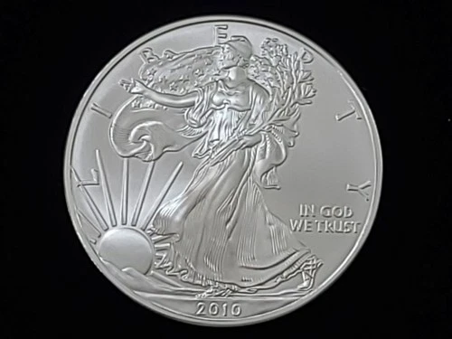 2010 American Eagle $1 1 oz Fine Silver Brilliant Uncirculated #3 NICE!