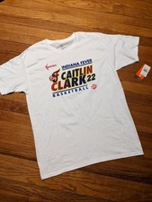 WNBA Men's Indiana Fever Caitlin Clark White T-shirt sz L New with Tags