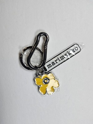 Marimekko Kioski Puhallus Vihkiruusu Keychain Key Holder Handbag Charm