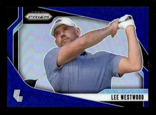 LEE WESTWWOD 2025 PANINI PRIZM LIV GOLF #93 BLUE PRIZM /99 - MAJESTICKS GC
