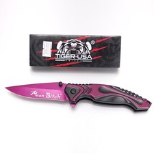 TIGER-USA Spring Assisted Open Pocket Knife 1065 German Surgical Steel