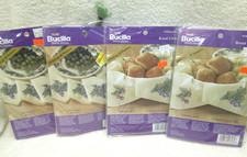 "Jamberry" Embroidery Set--Napkins and Bread Covers