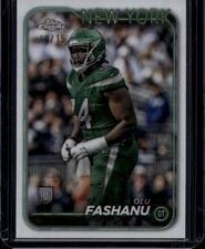 2024 Topps Chrome #238 Olu Fashanu Sapphire White #/15
