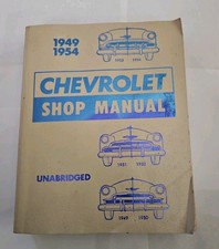 1949 -1954 Chevrolet Shop Manual Passenger Cars