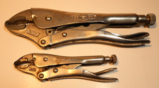 2 Pc Petersen Dewitt Vise Grip Locking Pliers 10CR, 5WR R6
